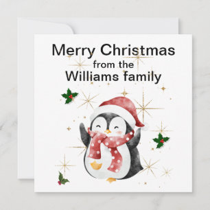 Flat Holiday Card