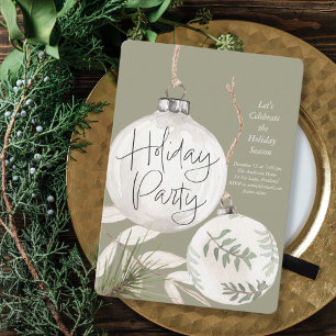 Flat Holiday Card