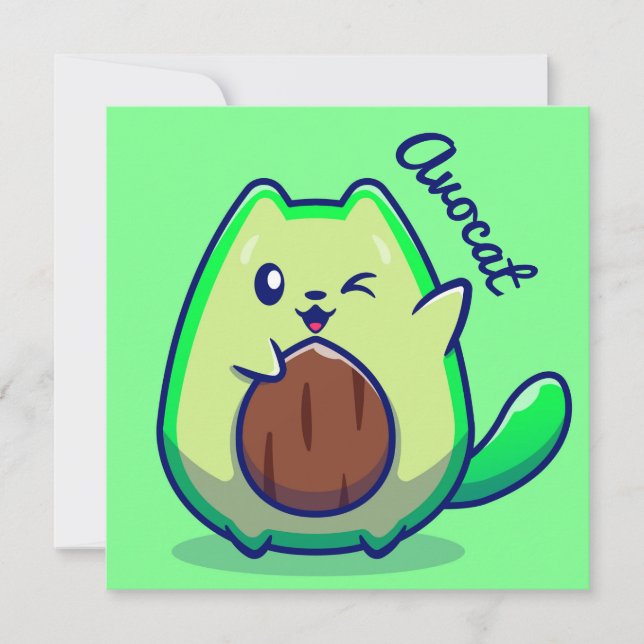 Flat Holiday Card (Front)