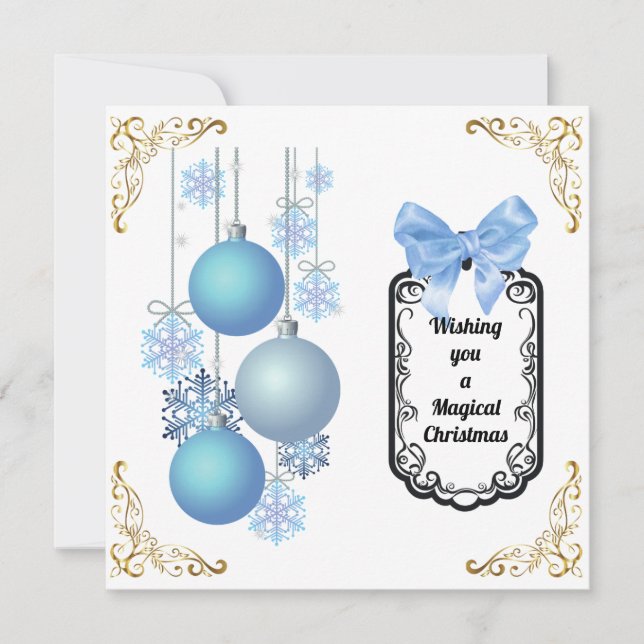 Flat holiday card (Front)