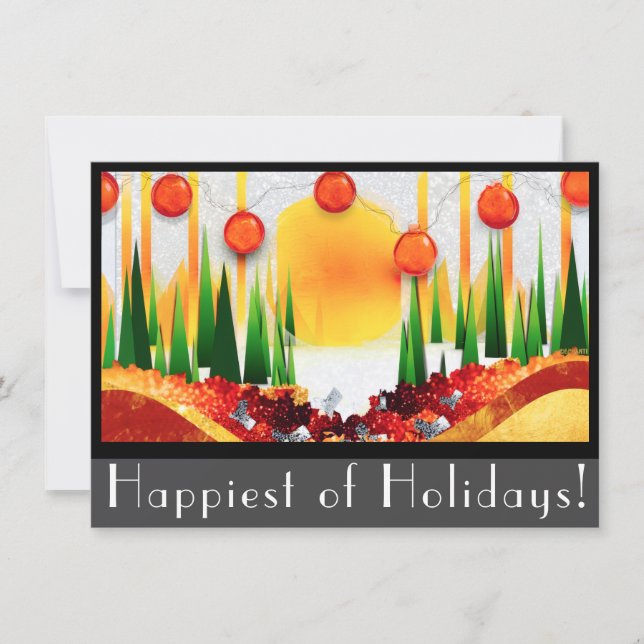 Flat Holiday Card 4.5 X 6.25 (Front)