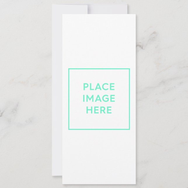 Flat Holiday Card, Size: 4" x 9.25" (Front)