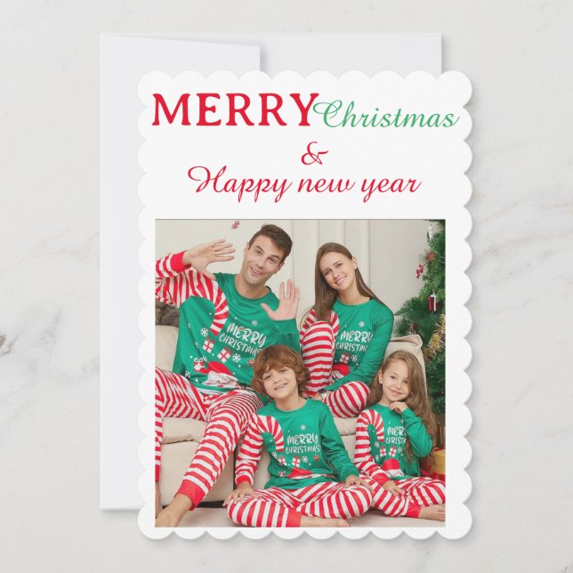 Flat Holiday Card, Size: 5" x 7", Paper: Kraft, Co (Front)