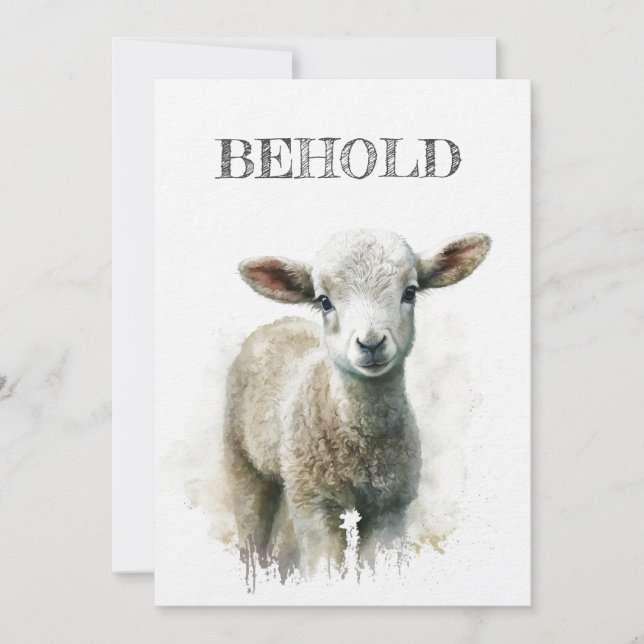 Flat Holiday Card, Size: 5" x 7", Paper: Kraft, Co (Front)