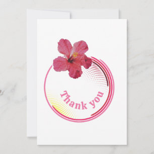 Flat Holiday Thank You Card
