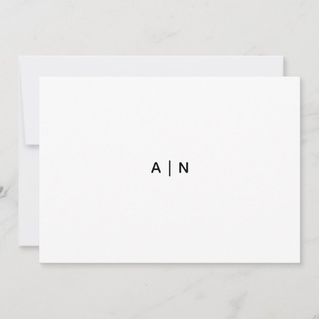 Flat Invitation, Size: 5" x 7" Invitation (Front)
