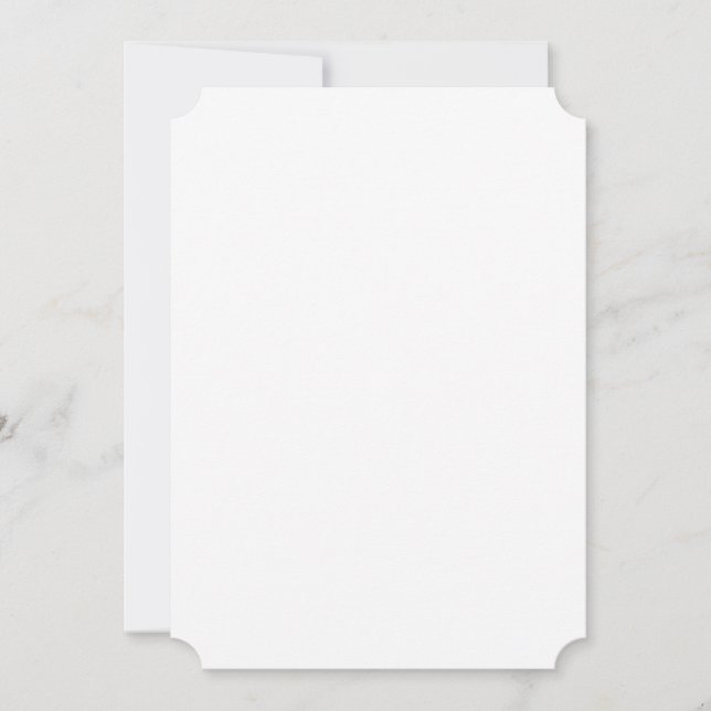 Flat Invitation, Size: 5" x 7", Paper: Matte, Enve Invitation (Front)