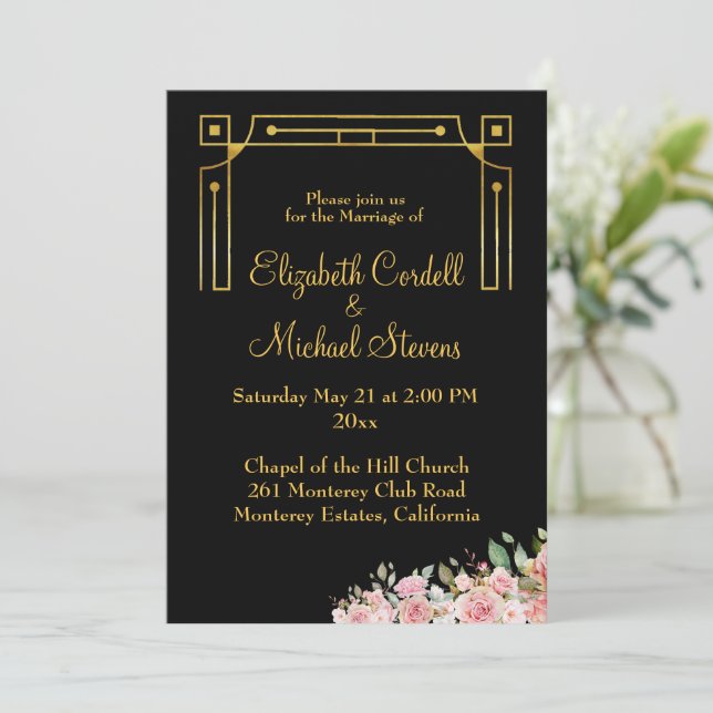 Flat Invitation, Size: 5" x 7", Paper: Matte, Enve Invitation (Standing Front)