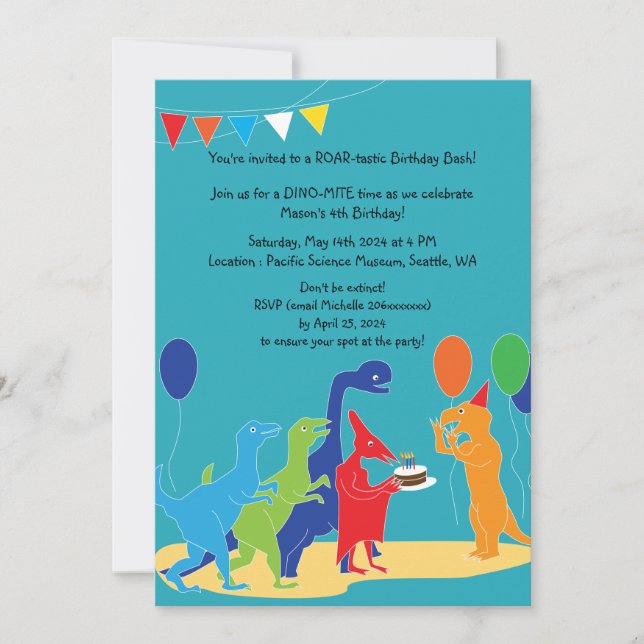 Flat Invitation, Size: 5" x 7", Paper: Matte, Enve Invitation (Front)