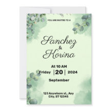 Flat Invitation, Size: 5" x 7", Paper: Matte, Enve