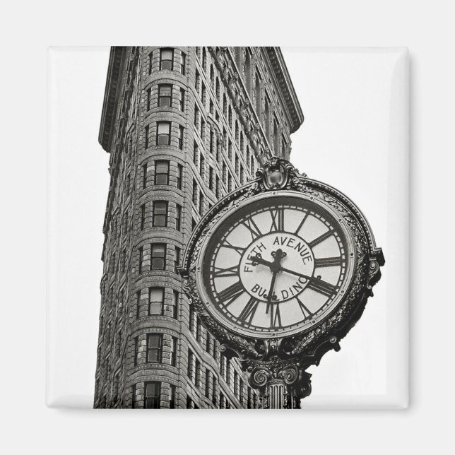 Flat Iron Building Magnet (Front)