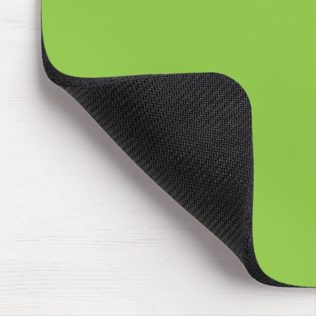 Flat Lime Green Background – School Texture Mouse Mat (Corner)