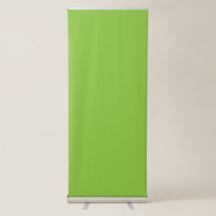 Flat Lime Green Background – School Texture Retractable Banner