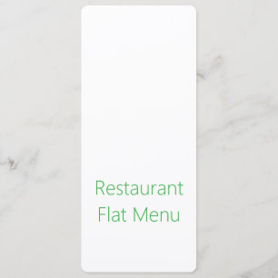 Flat Menu