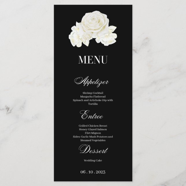 Flat Menu (Front)