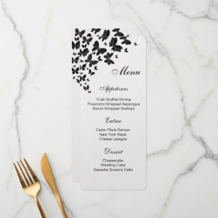Flat Menu Card