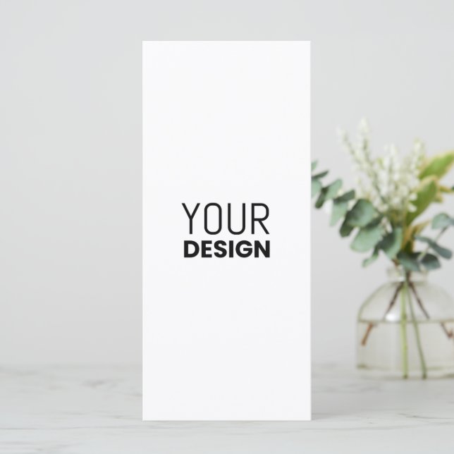 Flat Menu Card [Multi Size] (Standing Front)