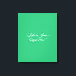 Flat Mint Green Background – Wedding Design Canvas Print<br><div class="desc">Soft mint green background for wedding invites, save-the-dates, menus, digital templates, and elegant summer events. Bring understated charm and fresh elegance to your wedding stationery with this Flat Mint Green Texture Background. Perfectly suited for spring and summer weddings—or anytime you want a hint of modern tranquillity—this clean, matte texture offers...</div>