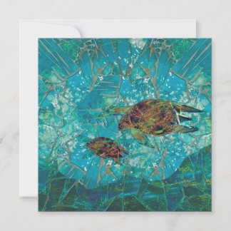 Flat Mosaic Card and Envelope