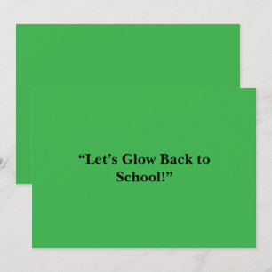 Flat Neon Green Background – School Texture Announcement