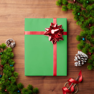 Flat Neon Green Background – School Texture Wrapping Paper
