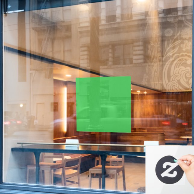 Flat Neon Green Texture Background for Digital  Window Cling (Cafe Window)