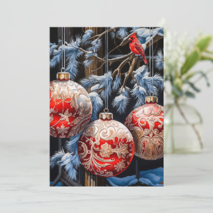 Flat Non-Photo Business Holiday Christmas Card