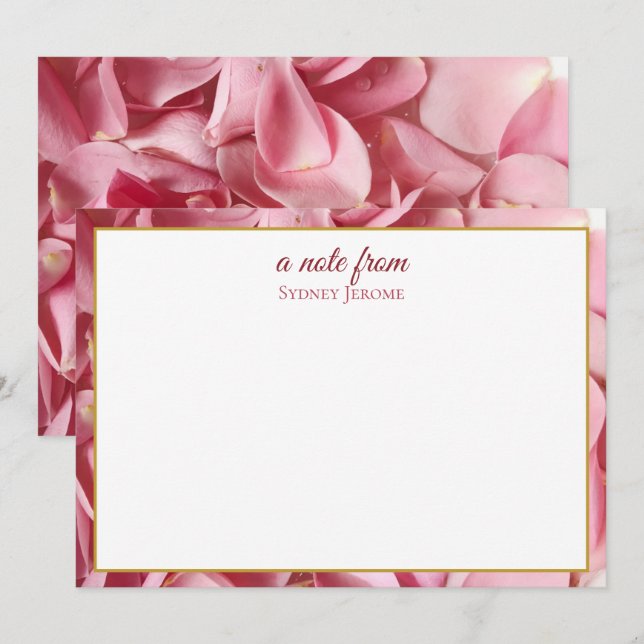 Flat Note Card (Front/Back)