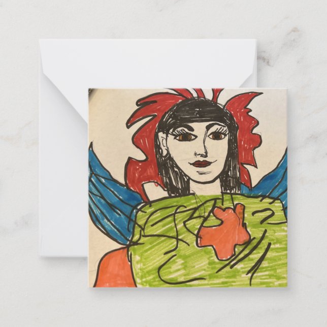 Flat Note Card (Front)