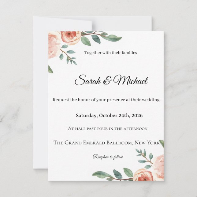 Flat Note Card (Front)