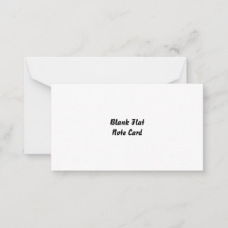 Flat Note Card