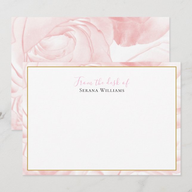 Flat Note Card (Front/Back)