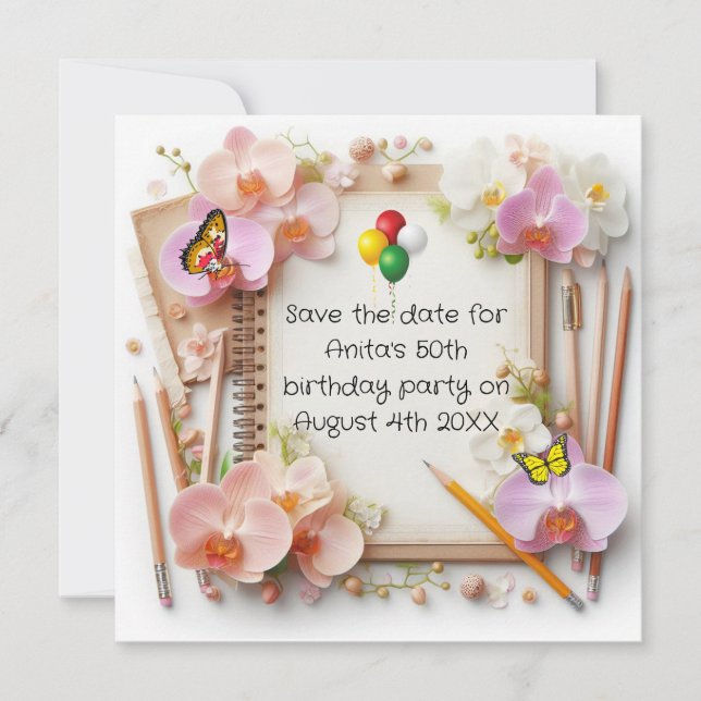 Flat Note Card (Front)