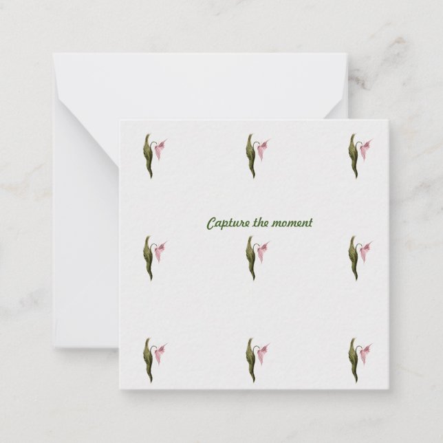 Flat note card (Front)