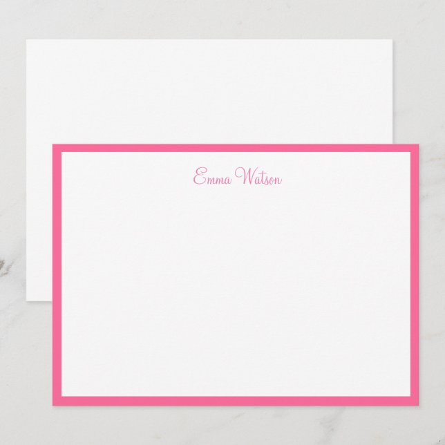 Flat Note Card (Front/Back)