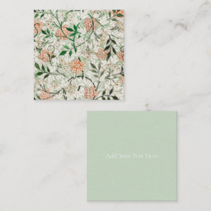 FLAT NOTE CARD : WILLIAM MORRIS : JASMINE