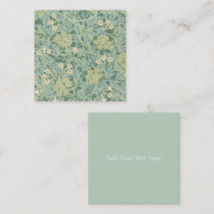 FLAT NOTECARD : WILLIAM MORRIS ; JASMINE