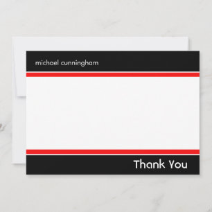 Flat Notecard with Name