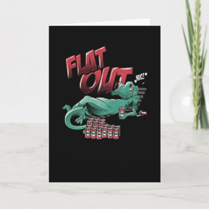 Flat Out Lizard Card