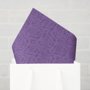 Flat Pack Skeleton - Violet Vampire Tissue Paper