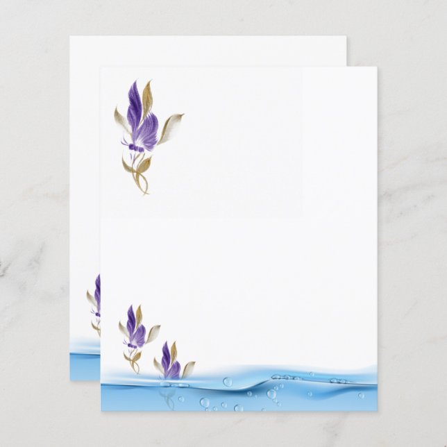 Flat paper sheets  (Front/Back)