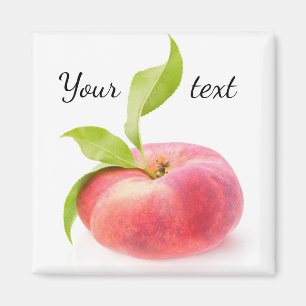 Flat peach magnet