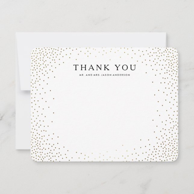 FLAT PHOTO THANK YOU Notecard (Front)