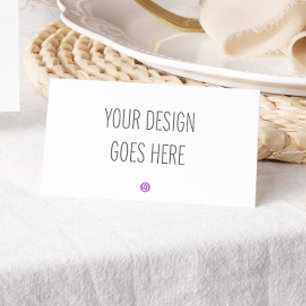 Flat Place Card or Buffet Labels DIY PRINTING