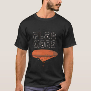 Flat planet-mars funny Pullover Hoodie
