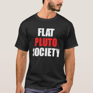 Flat Pluto Society T-Shirt