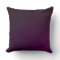 Flat Purple Crushed Velvet Plush Throw Pillow