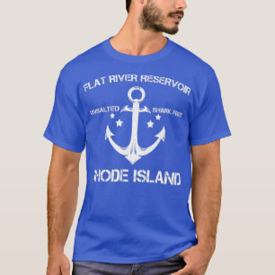 FLAT RIVER RESERVOIR RHODE ISLAND Funny Fishing Ca T-Shirt