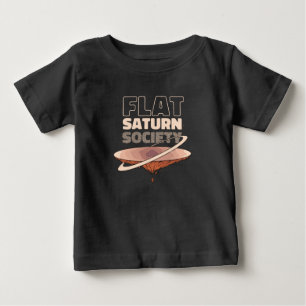 Flat Saturn Society - Science Design Baby T-Shirt
