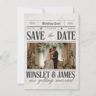 Flat Save The Date Card